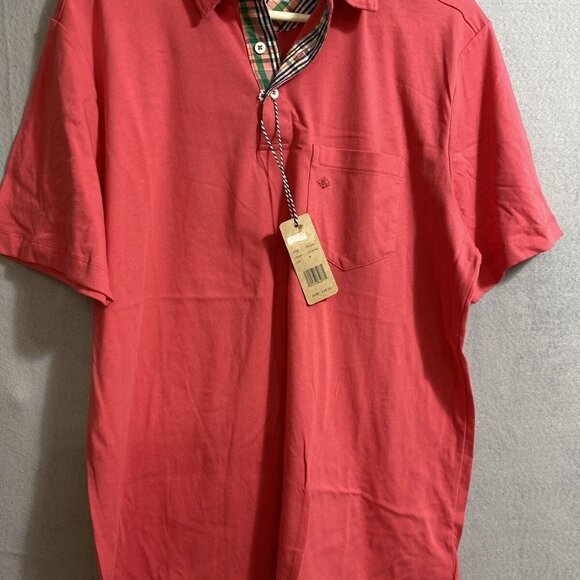 Sperry Men's Short Sleeve‎ Polo Golf Shirt  Pink  Size M NWT MSRP $49 - Picture 1 of 9
